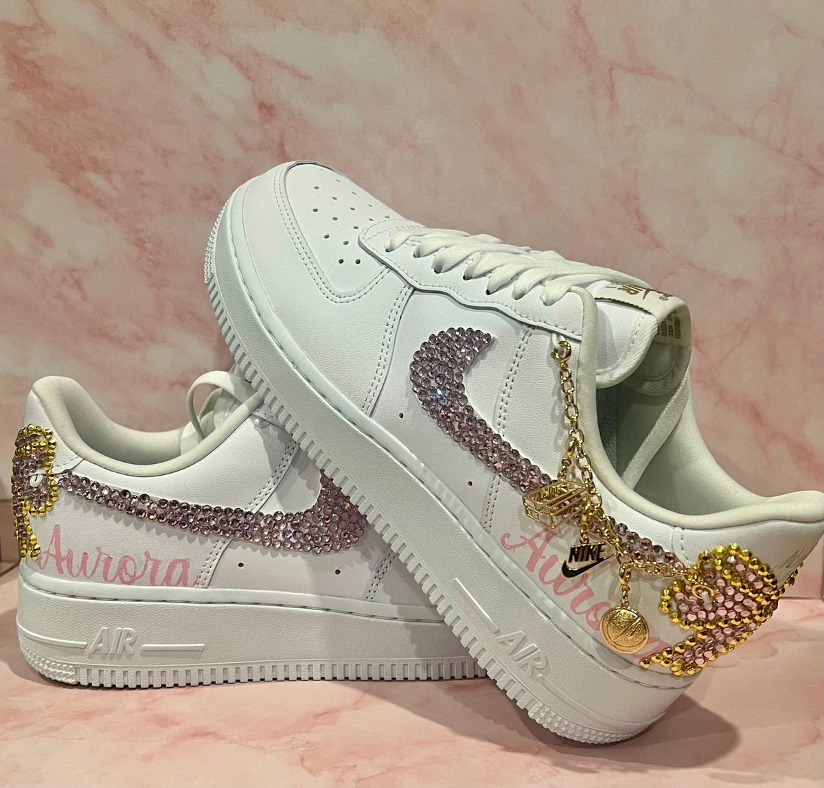 Custom cheer Air Force 1s
