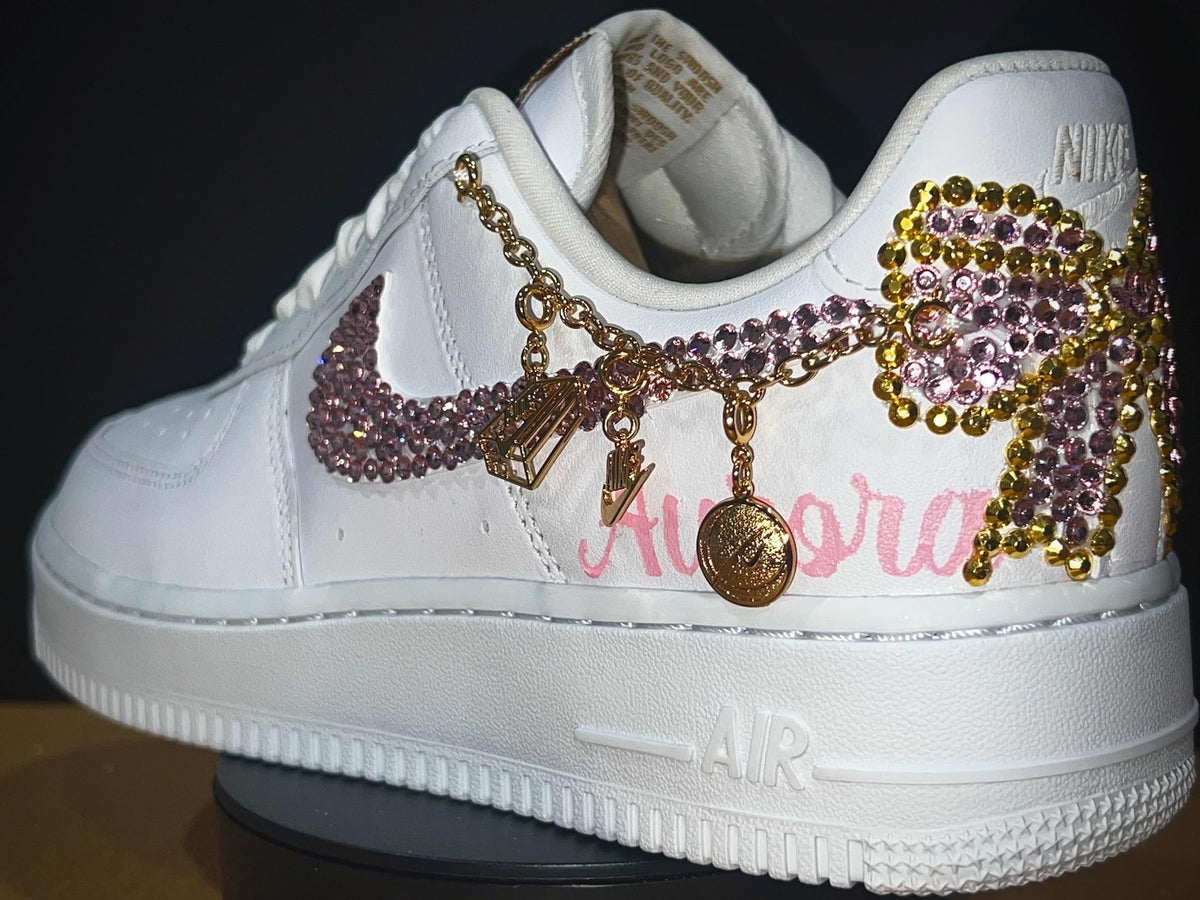 Custom cheer Air Force 1s