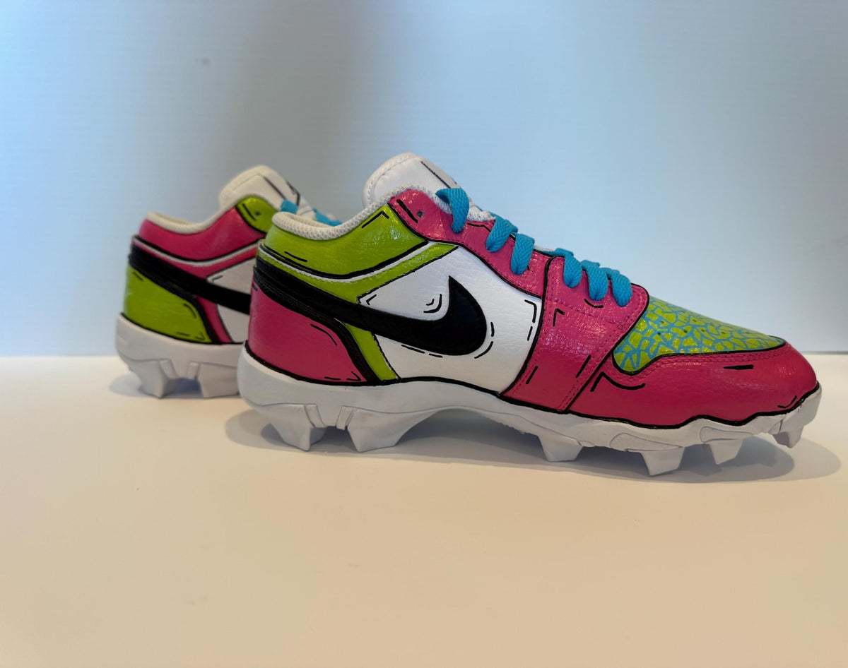 100% Customizable Youth Baseball Cleats