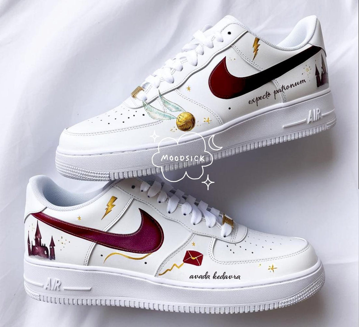 Nike Air Force 1 Custom Sneakers Wizard