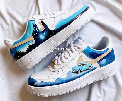 Nike Air Force 1 Custom Sneakers Wizard