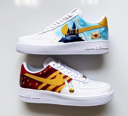 Nike Air Force 1 Custom Sneakers Wizard