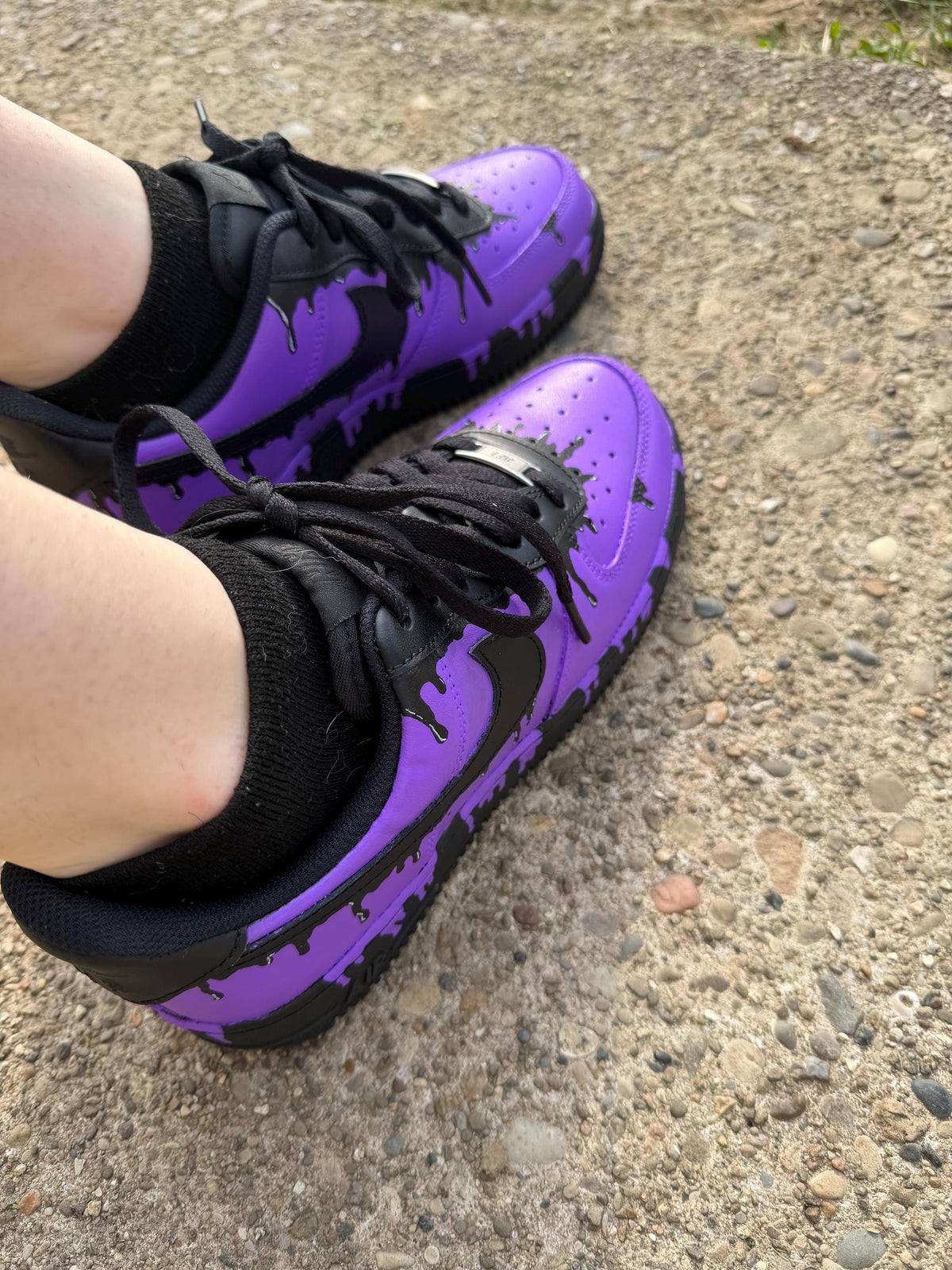 Custom Drip Nike Air Force Ones