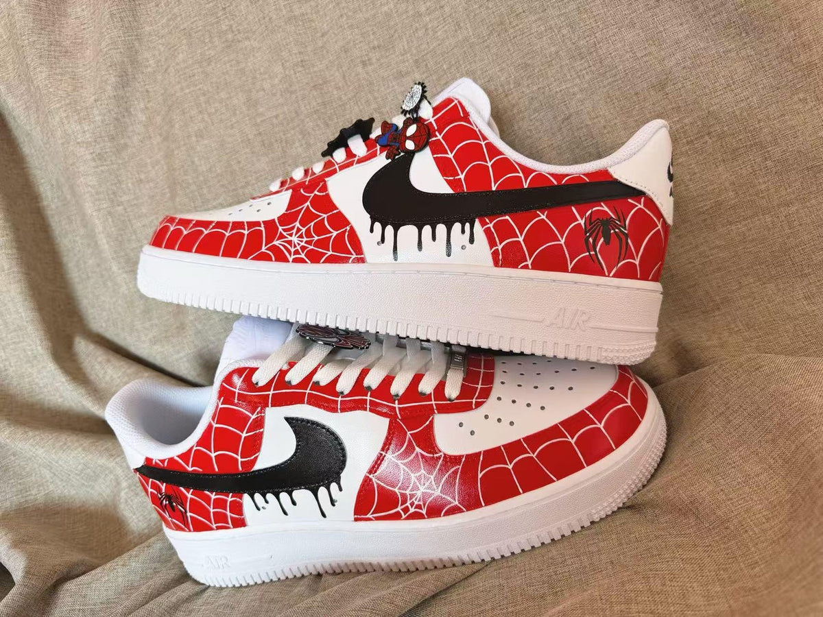 Hand Painted Air Force 1 Sneakers: Custom Anime Shoes white personalized gift design wedding fashion trainers