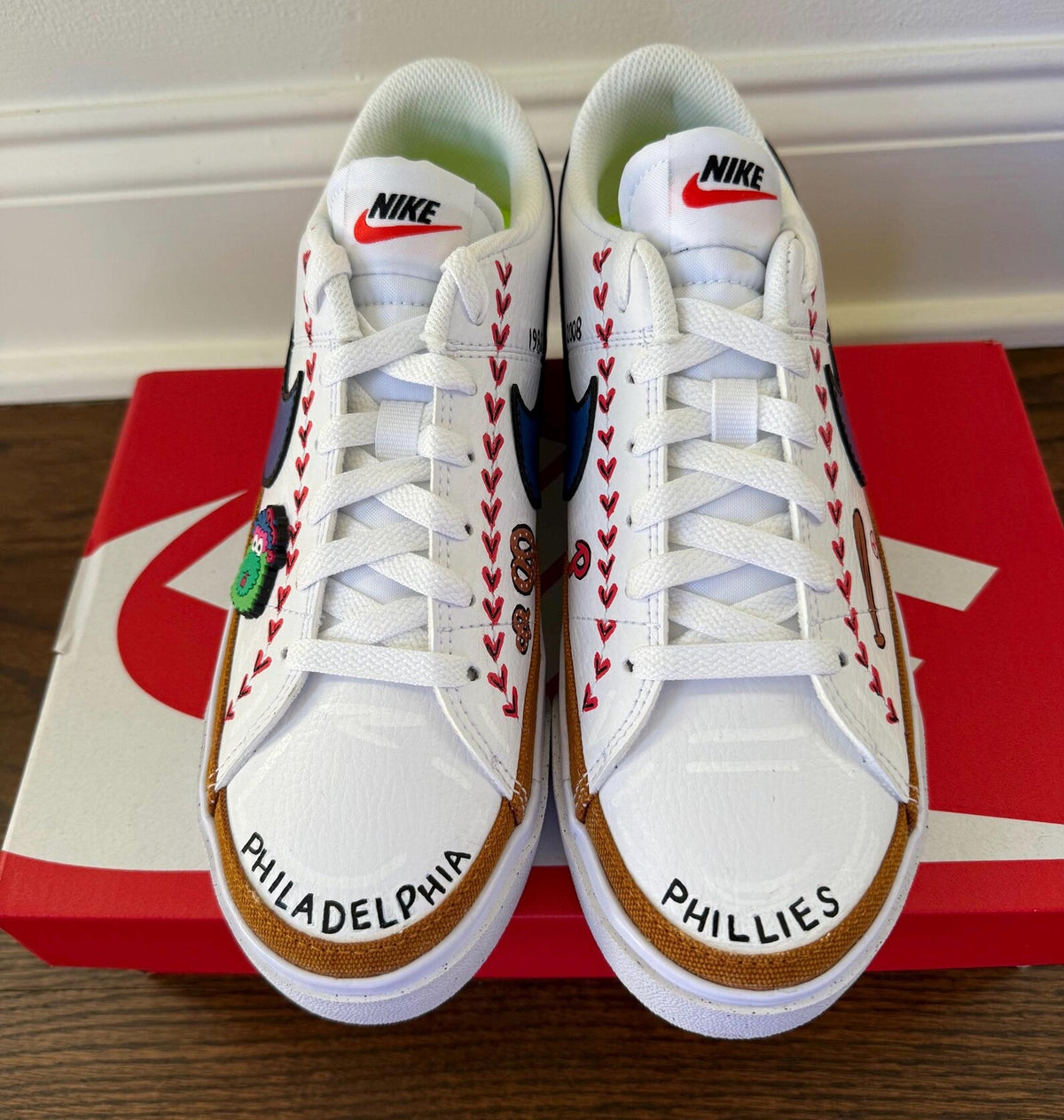 Handpainted Baseball Sneakers