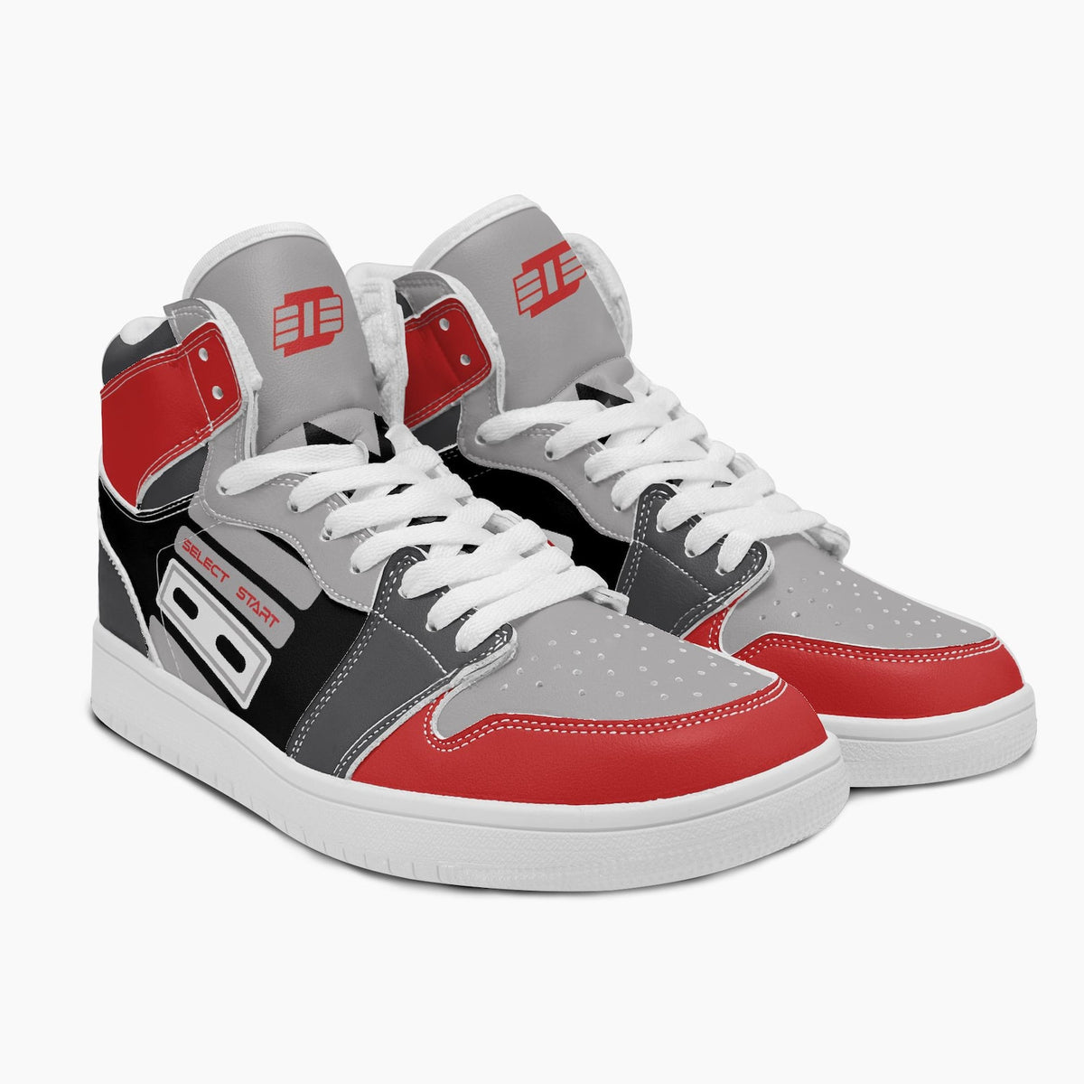 Detroit D313 Retro Gaming Black-sole High Top Sneakers