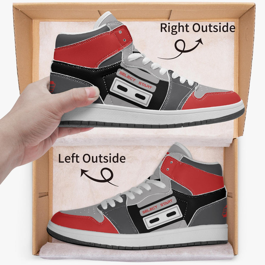 Detroit D313 Retro Gaming Black-sole High Top Sneakers