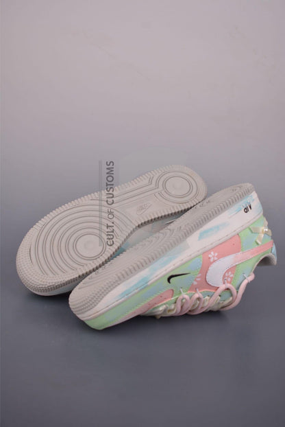 Custom Air force one Handpainted girfriend gift for girls anniversay gift shoes shoes wash resistance protection