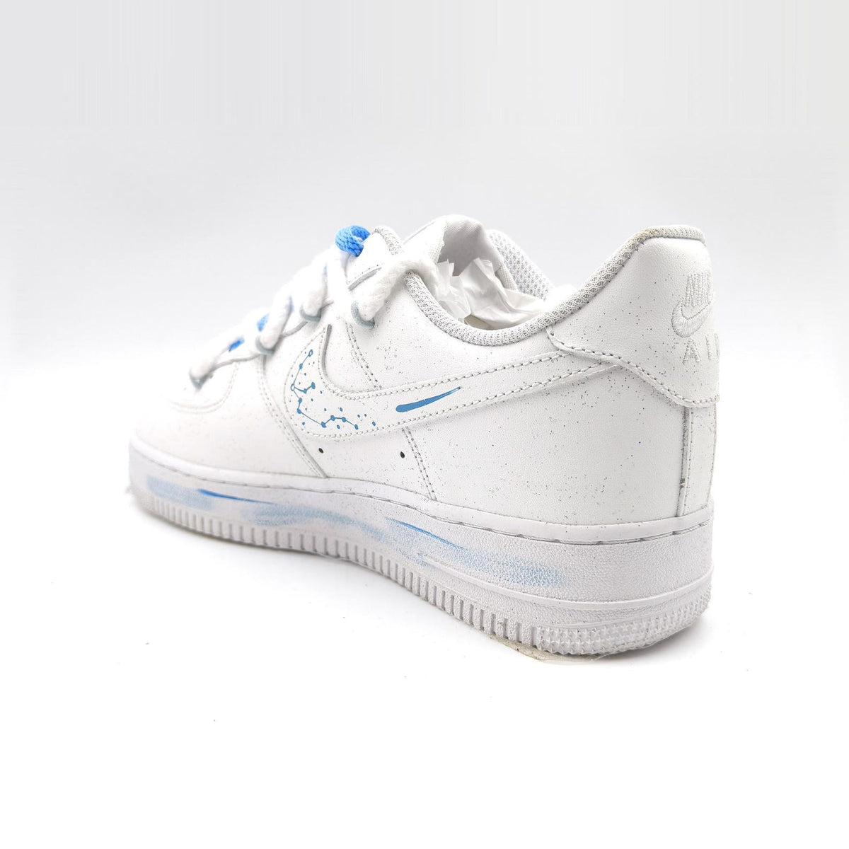 Aquarius Hand Painted Nike Air Force 1 – Custom Zodiac AF1 Sneakers Astrology Shoes