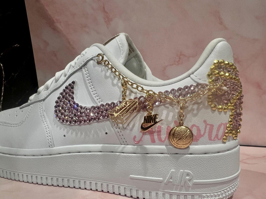 Custom cheer Air Force 1s