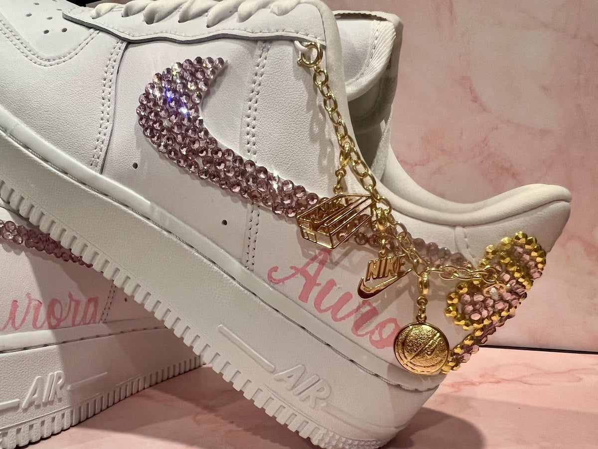 Custom cheer Air Force 1s