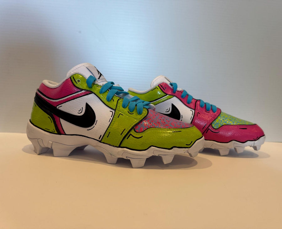 100% Customizable Youth Baseball Cleats