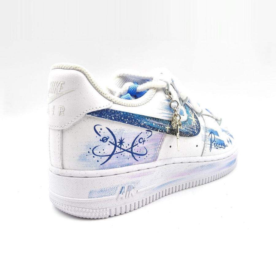 Pisces Hand Painted Nike Air Force 1 – Custom Zodiac AF1 Sneakers Astrology Shoes