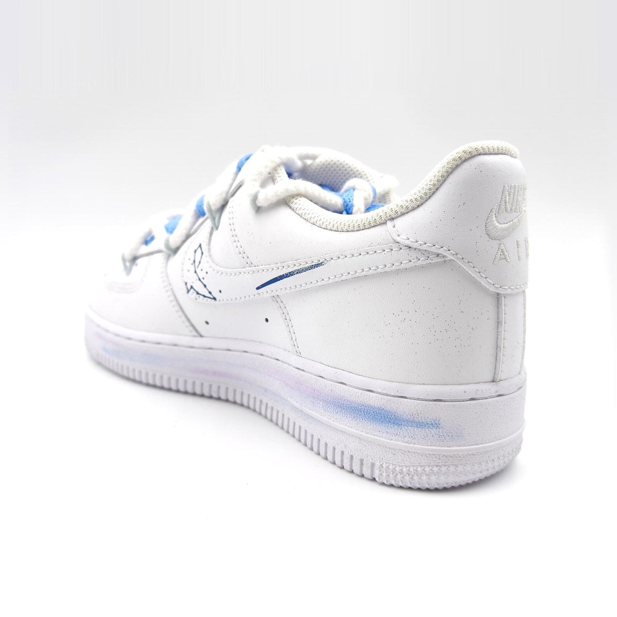 Pisces Hand Painted Nike Air Force 1 – Custom Zodiac AF1 Sneakers Astrology Shoes