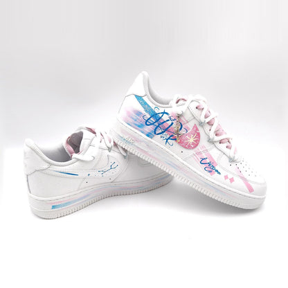Virgo Hand Painted Nike Air Force 1 – Custom Zodiac AF1 Sneakers Astrology Shoes