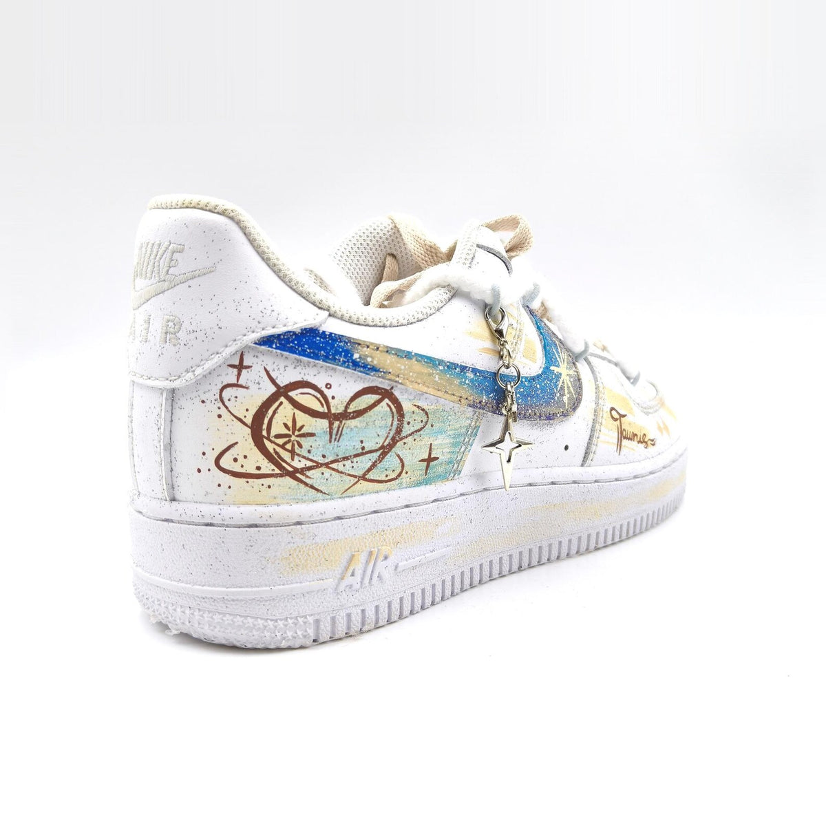 Taurus Hand Painted Nike Air Force 1 – Custom Zodiac AF1 Sneakers Astrology Shoes
