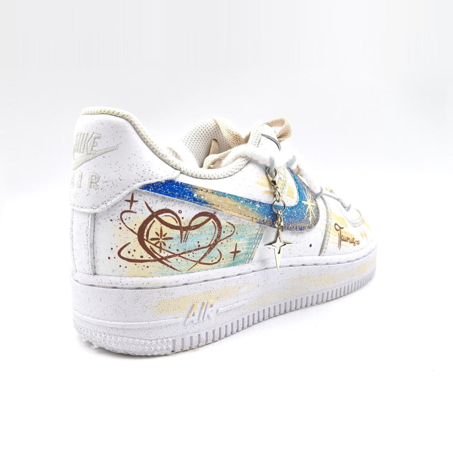 Taurus Hand Painted Nike Air Force 1 – Custom Zodiac AF1 Sneakers Astrology Shoes