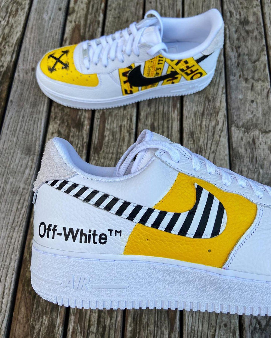 Custom Hand-Painted Air Force 1 Sneakers:  AF1 white personalized gift design wedding fashion trainers anime shoes