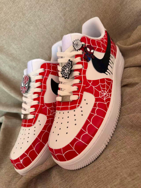 Hand Painted Air Force 1 Sneakers: Custom Anime Shoes white personalized gift design wedding fashion trainers