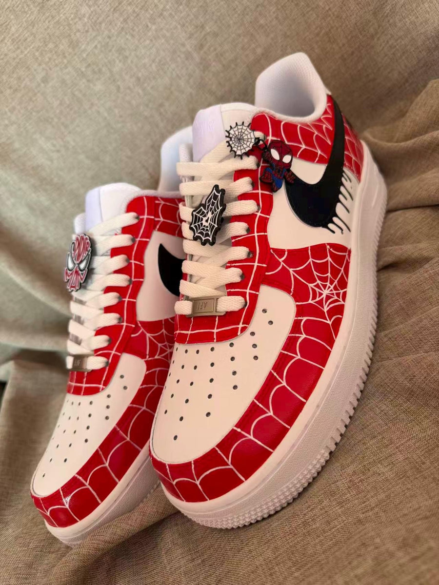 Hand Painted Air Force 1 Sneakers: Custom Anime Shoes white personalized gift design wedding fashion trainers