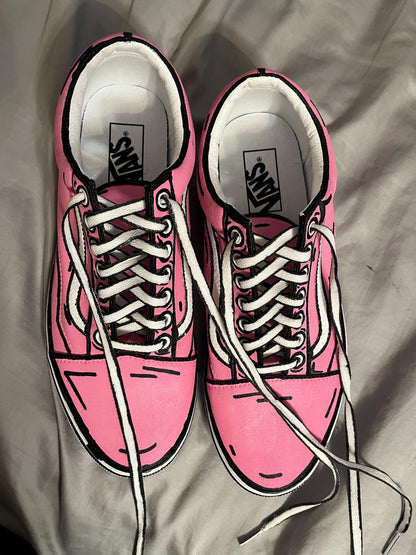 Custom cartoon style shoes