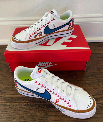 Handpainted Baseball Sneakers