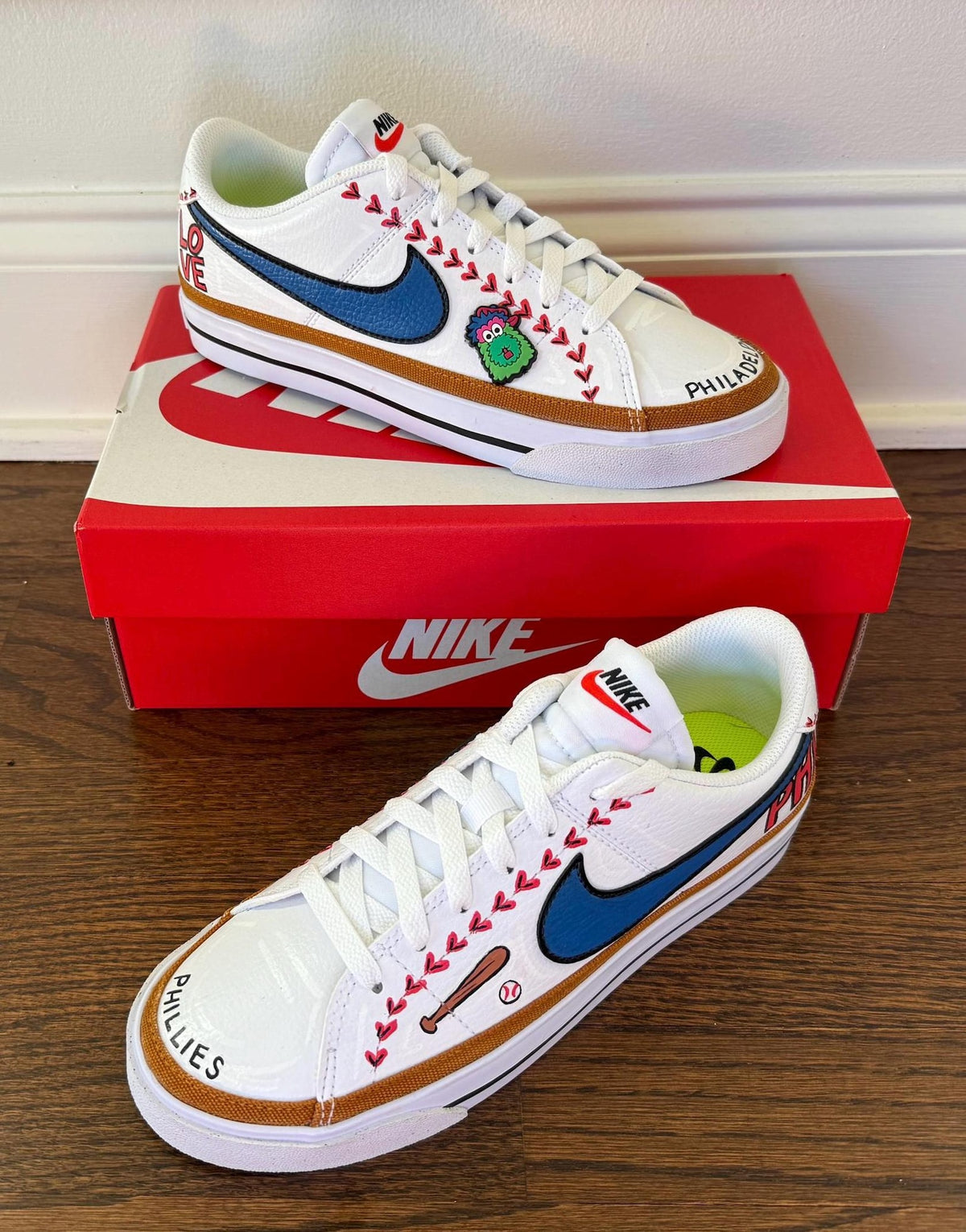 Handpainted Baseball Sneakers