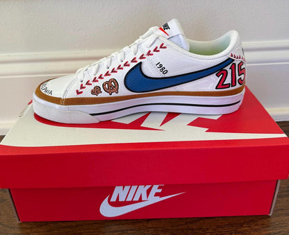 Handpainted Baseball Sneakers