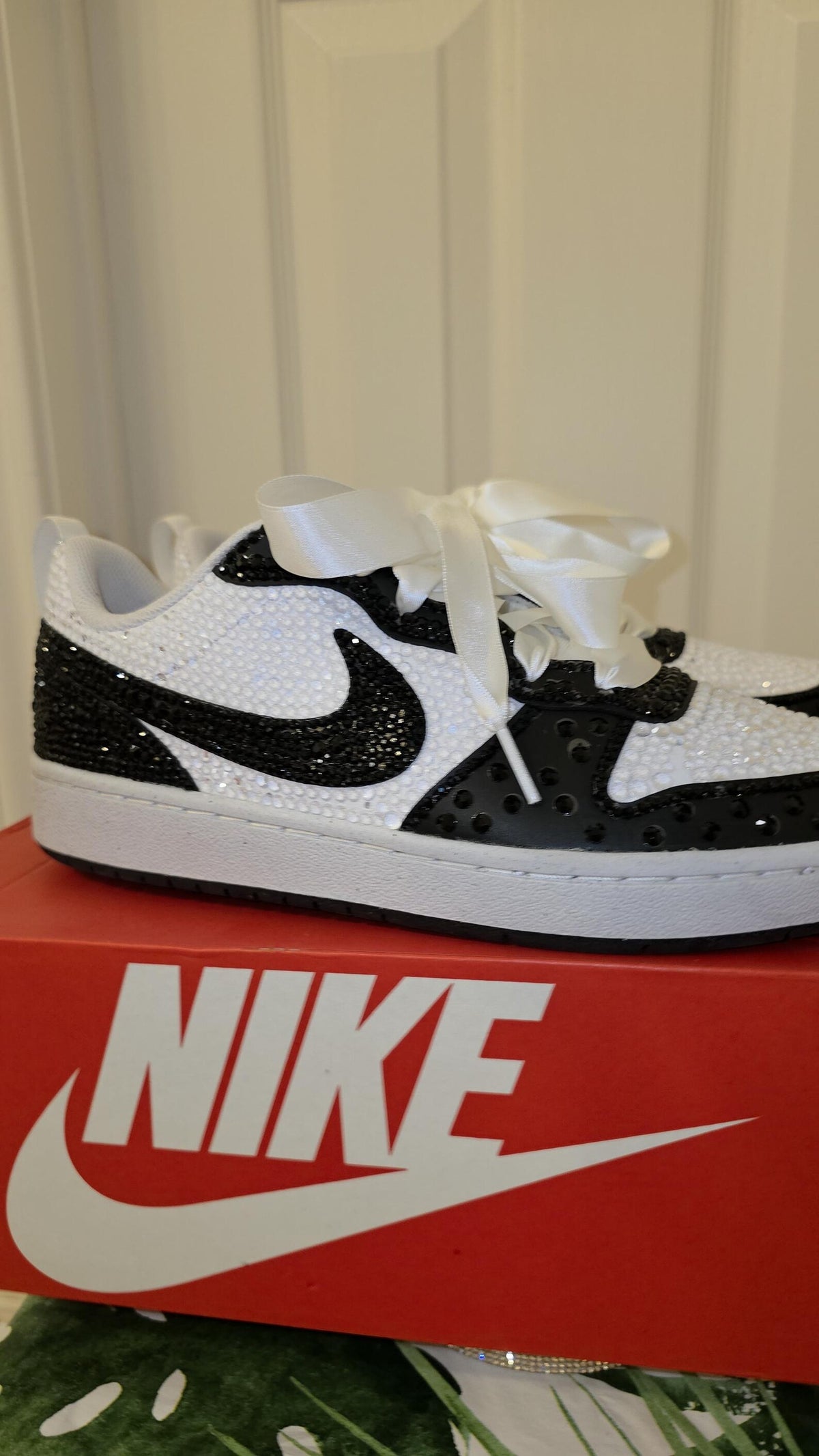 Custom Sneakers- ADULT Panda Dunks