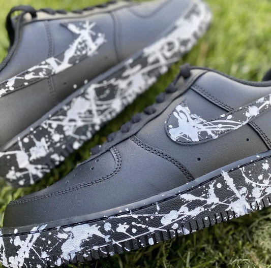 Custom Splatter Nike Air Force Ones