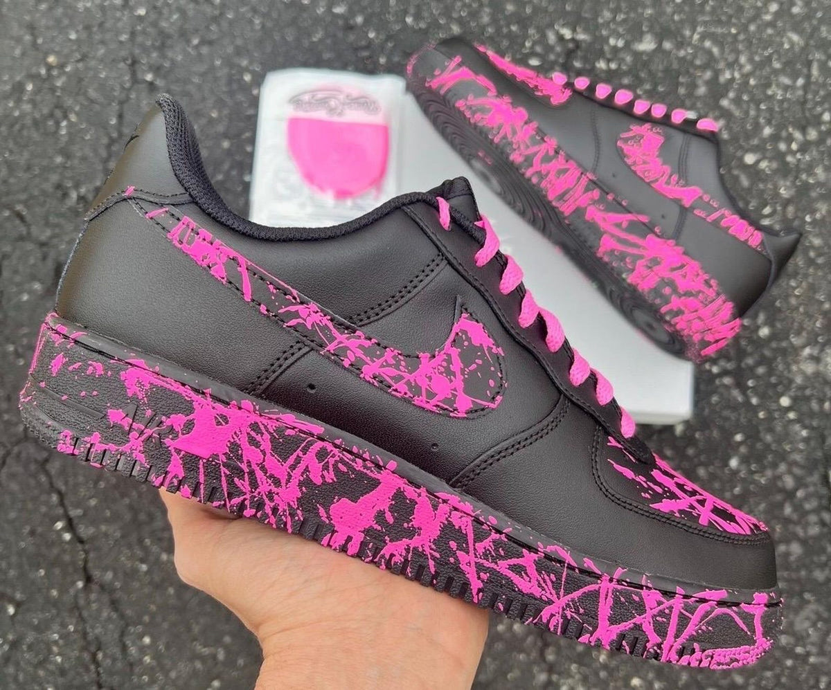 Custom Splatter Nike Air Force Ones