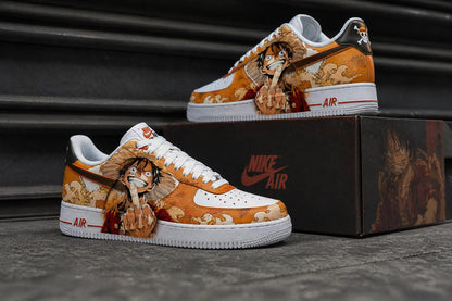 Custom Hand Painted Anime Sneakers | One Piece Inspired Footwear