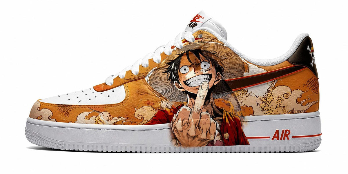 Custom Hand Painted Anime Sneakers | One Piece Inspired Footwear
