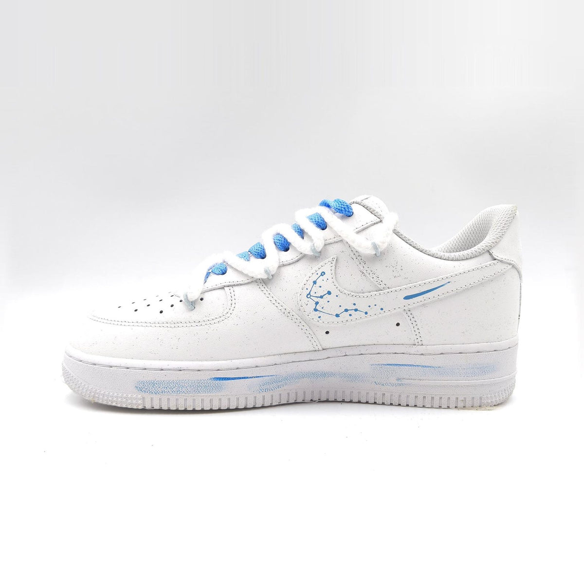 Aquarius Hand Painted Nike Air Force 1 – Custom Zodiac AF1 Sneakers Astrology Shoes