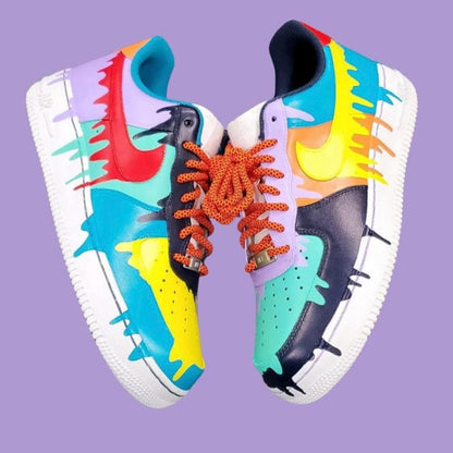 Custom “Jalen Drip” Air Force 1 Shoes
