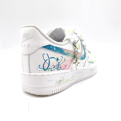 Capricorn Hand Painted Nike Air Force 1 – Custom Zodiac AF1 Sneakers Astrology Shoes