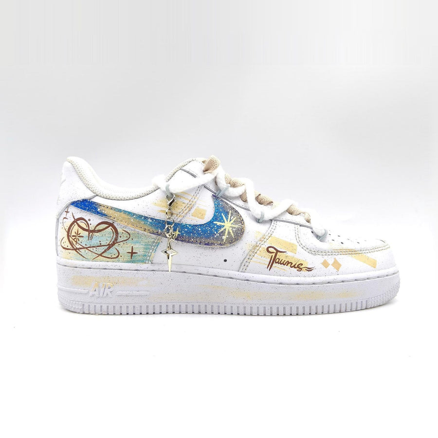 Taurus Hand Painted Nike Air Force 1 – Custom Zodiac AF1 Sneakers Astrology Shoes