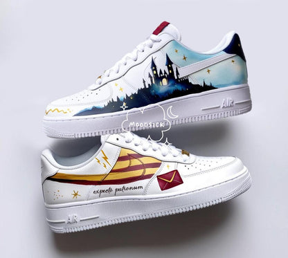 Nike Air Force 1 Custom Sneakers Wizard