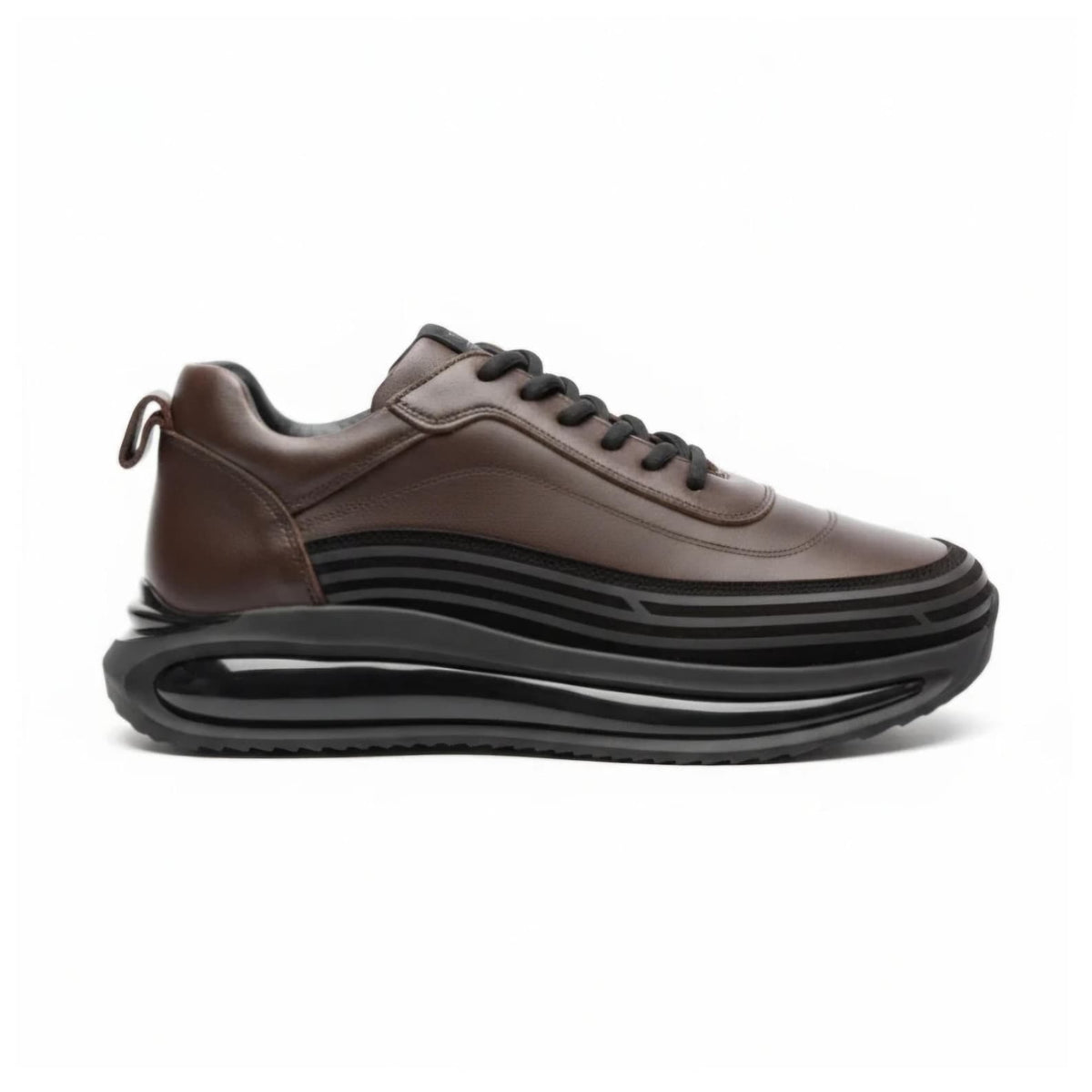 Men’s Genuine Leather Sneakers, Walking Shoes, Casual Trainers, Handmade Streetwear Shoes, Modern Everyday Footwear