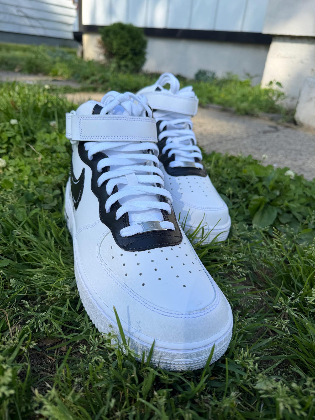 Custom Hightop Swoosh Nike Air Force Ones