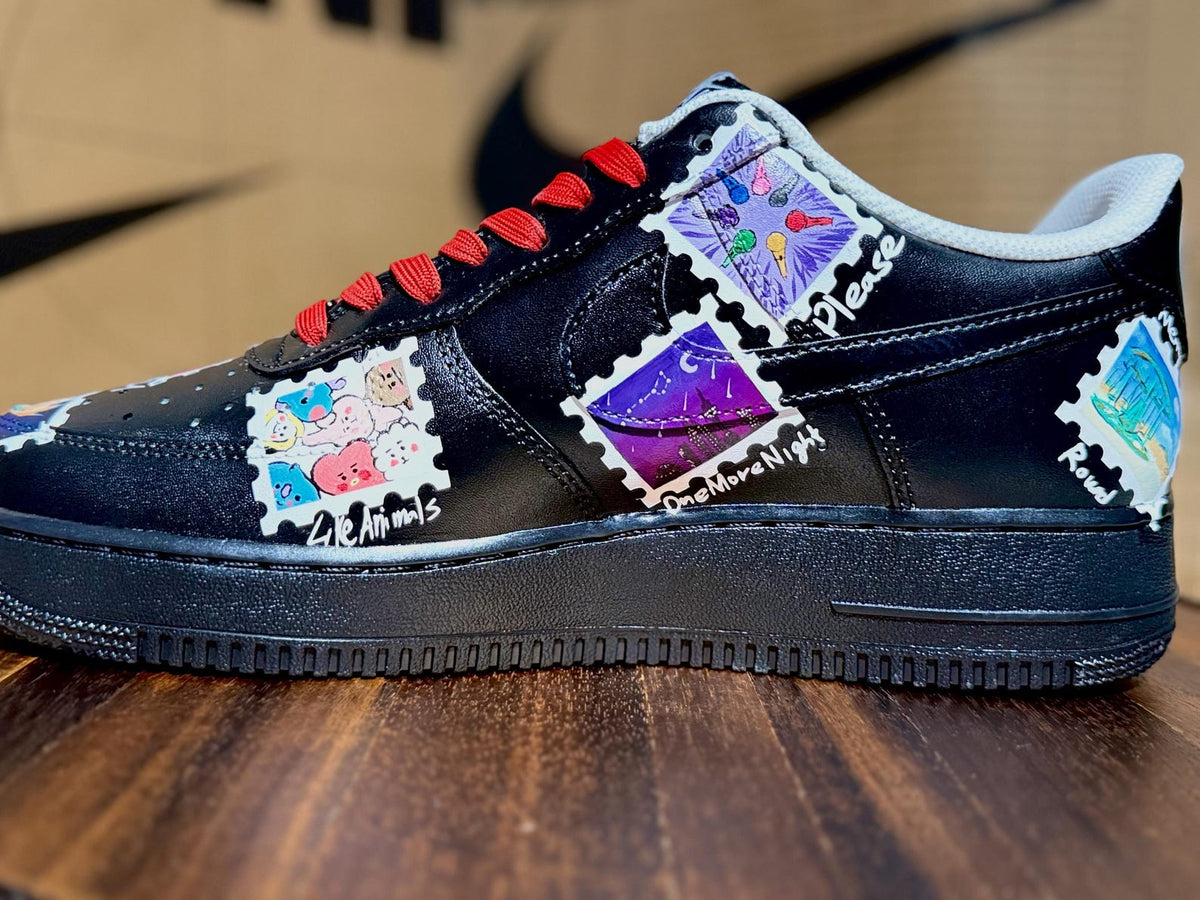 Custom BTS Nike Air Force 1s