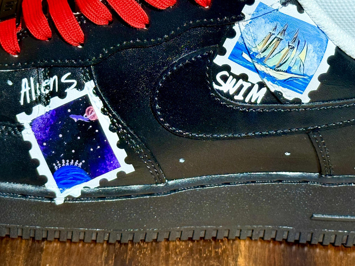 Custom BTS Nike Air Force 1s