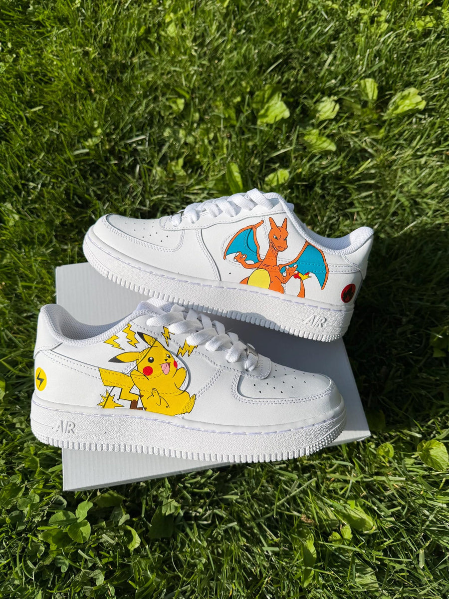Custom Nike Air Force 1 | Hand Painted Sneakers | Pokémon | Pokémon customs| Personalized Nike Shoes AF1 | Custom Kicks Toddler/Kids/Adults