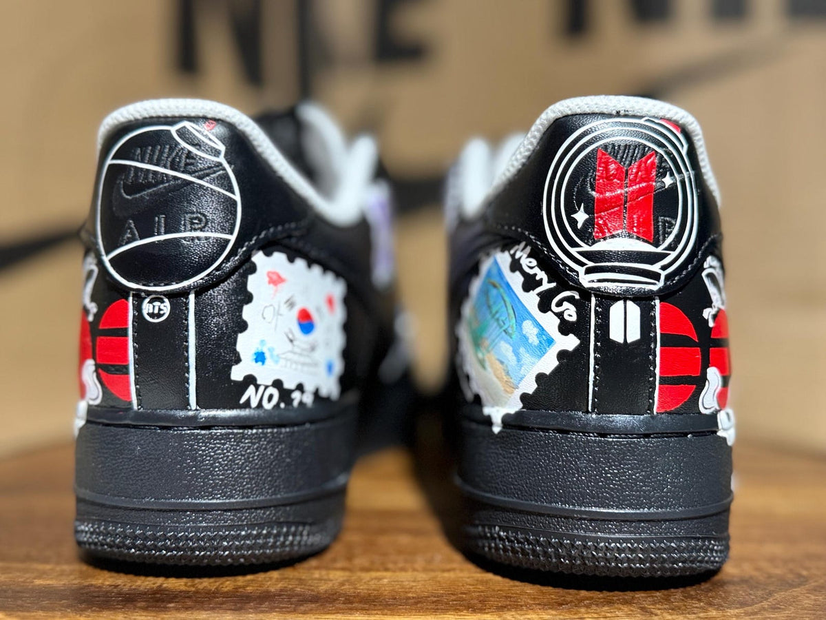 Custom BTS Nike Air Force 1s