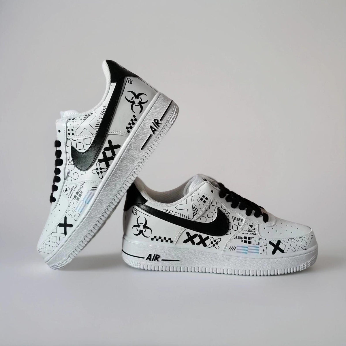 Custom Sneakers Printstream – Hand Painted Camo Sneakers, AF1 Gamer Shoes, Unique Streetwear Gift for Him