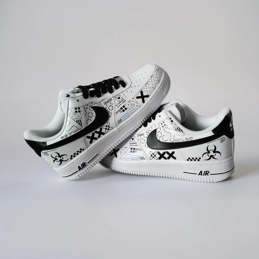 Custom Sneakers Printstream – Hand Painted Camo Sneakers, AF1 Gamer Shoes, Unique Streetwear Gift for Him
