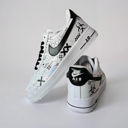 Custom Sneakers Printstream – Hand Painted Camo Sneakers, AF1 Gamer Shoes, Unique Streetwear Gift for Him