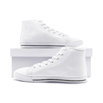 Custom Canvas Shoes White, Personalized Printed Canvas Shoes, Custom Design Sneakers, Name or Logo Canvas Shoes, Unique Gift Idea