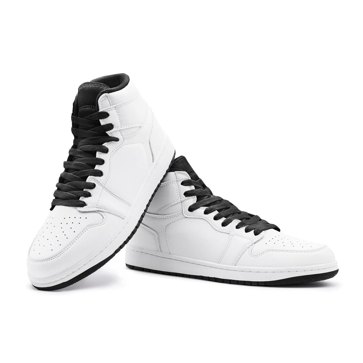 Custom High Top Shoes White, Personalized Printed High Top Shoes, Custom Design Sneakers, Name Or Logo High Tops, Unique Gift Idea
