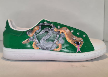 Custom hand-painted sneakers